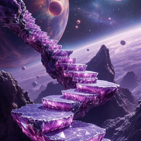 Space stairs portrait