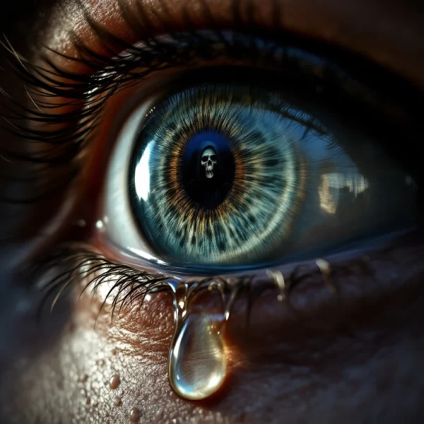 Angstig oog