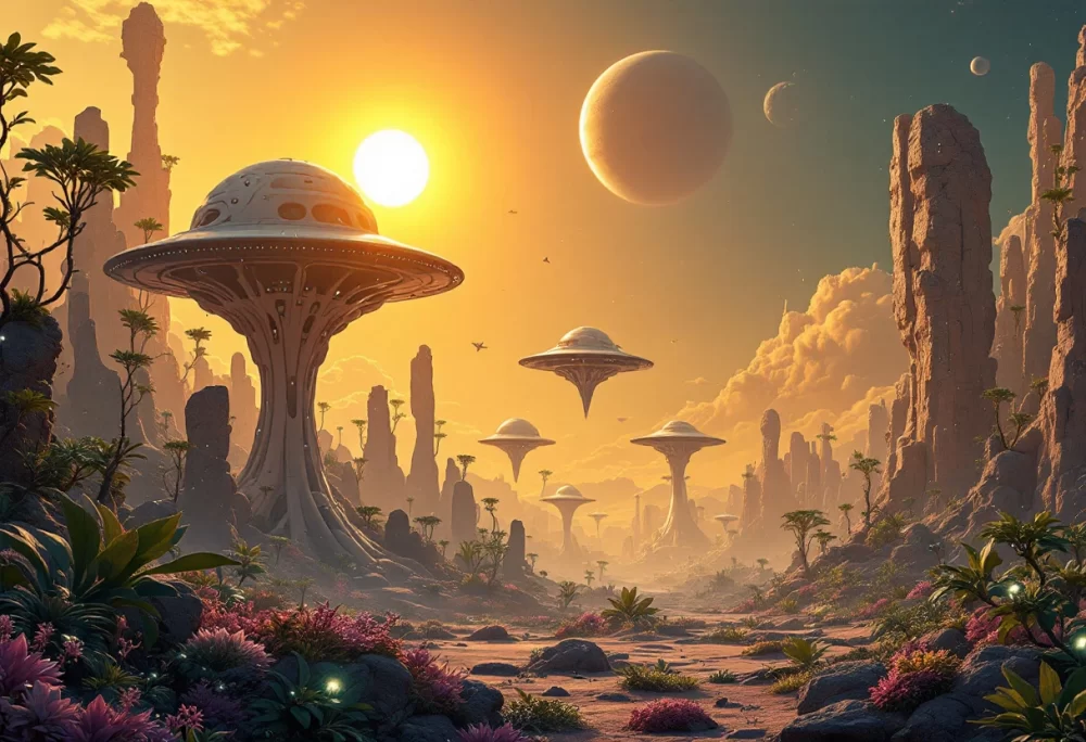 Kijkje Op Andere Planeet
