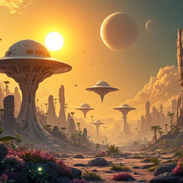 Kijkje Op Andere Planeet
