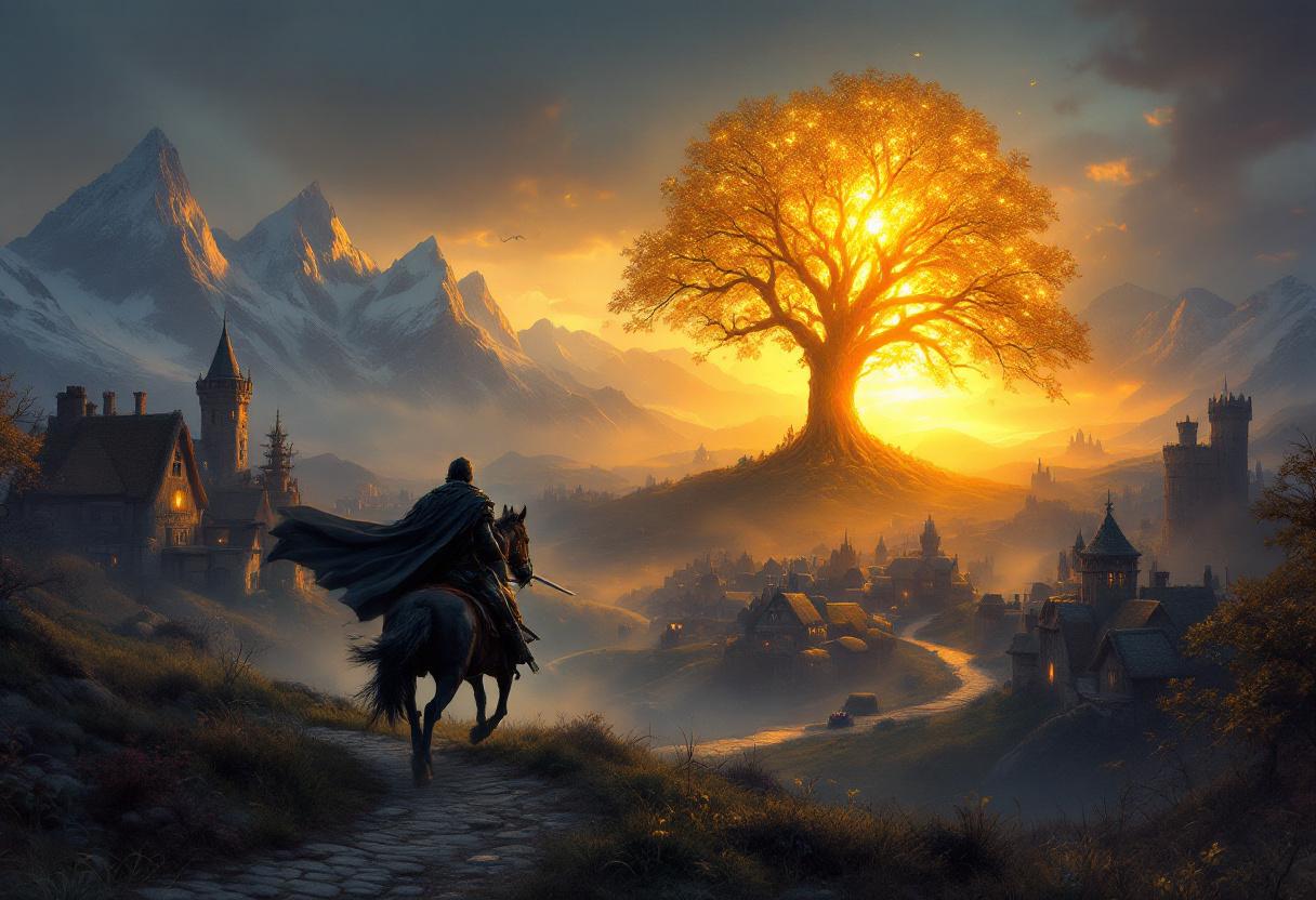 Dark Ages With Golden Tree