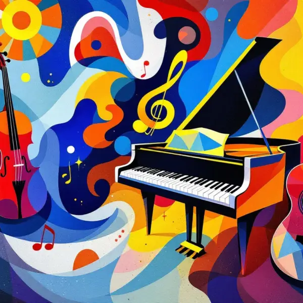 Muziekinstrumenten Expressionisme