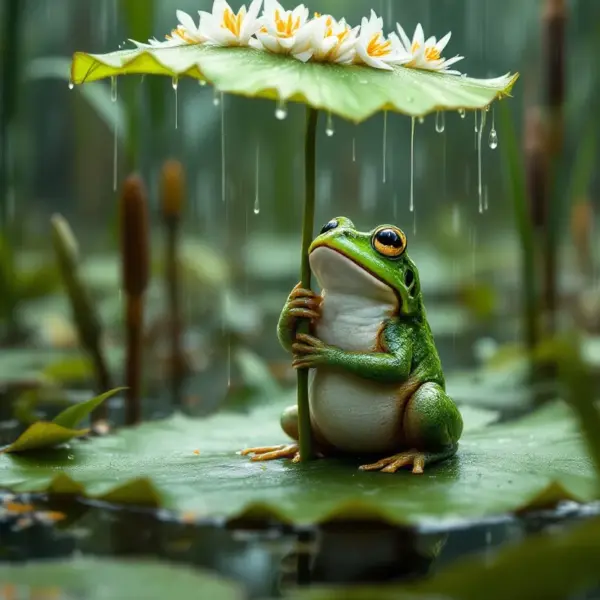 Kikker In De Regen