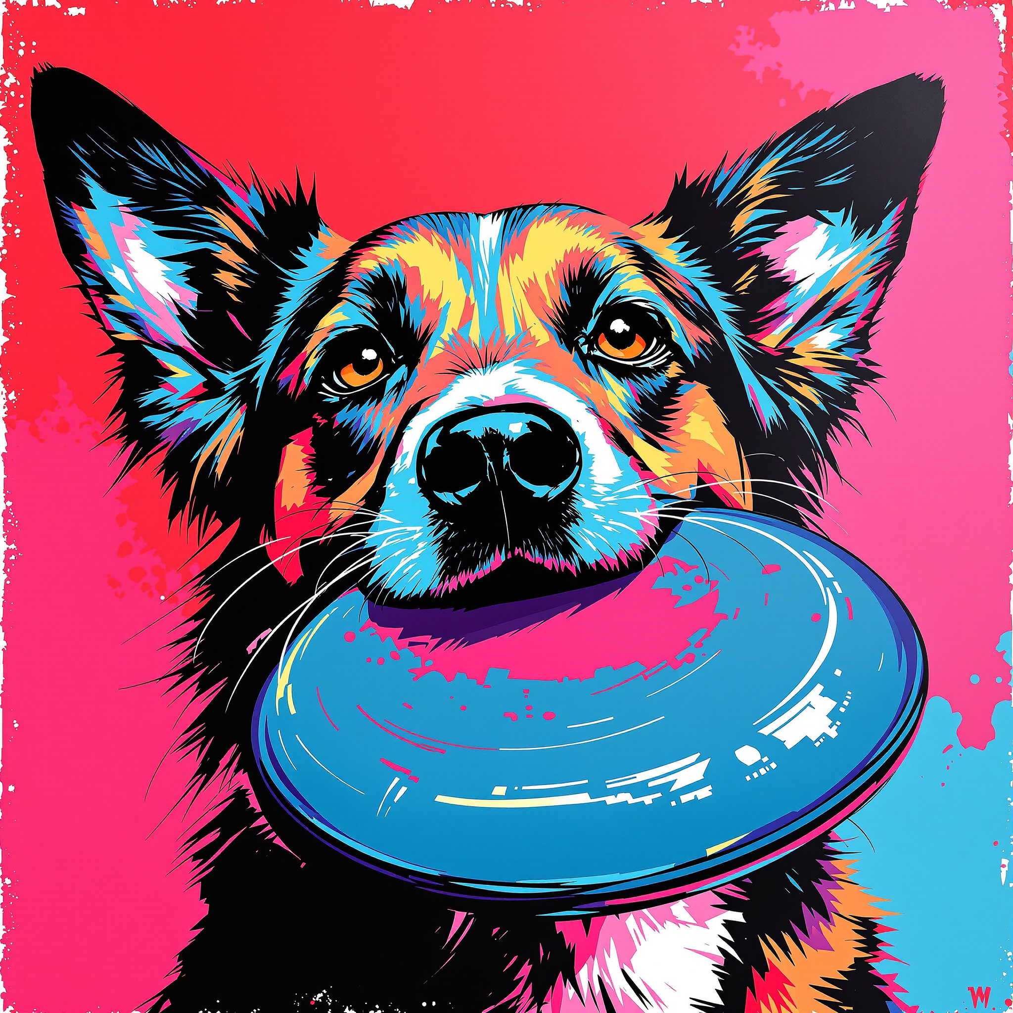 Pop-art Hond