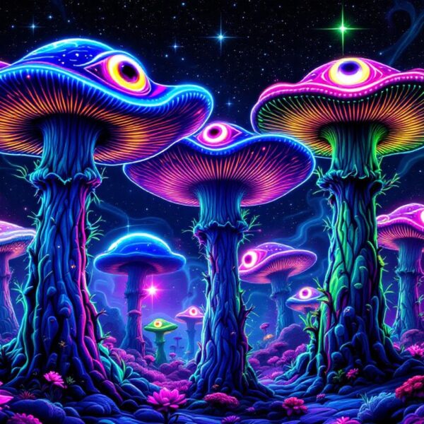 Psychadelische Paddenstoelen