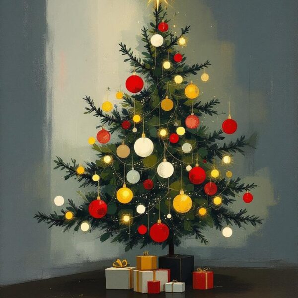 Abstracte Kerstboom
