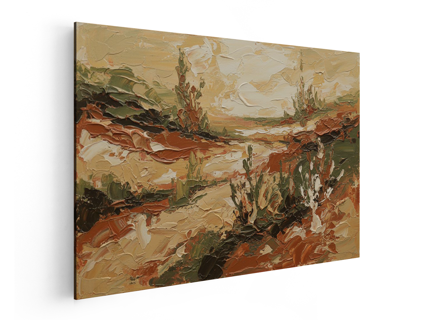 Abstract landschap aard kleuren - Afbeelding 4