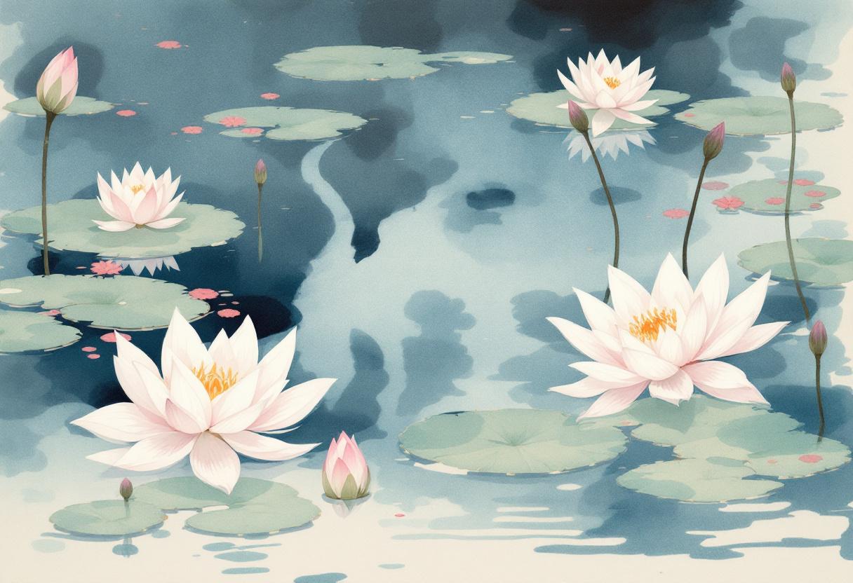 Rustige moeras print