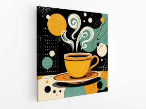 Koffie vintage print