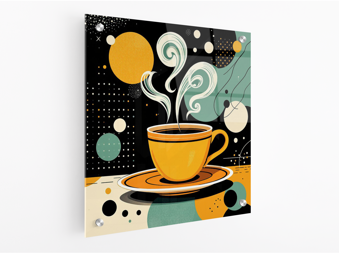Koffie vintage print - Afbeelding 3