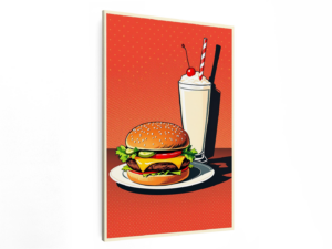 Amerikaans diner menu