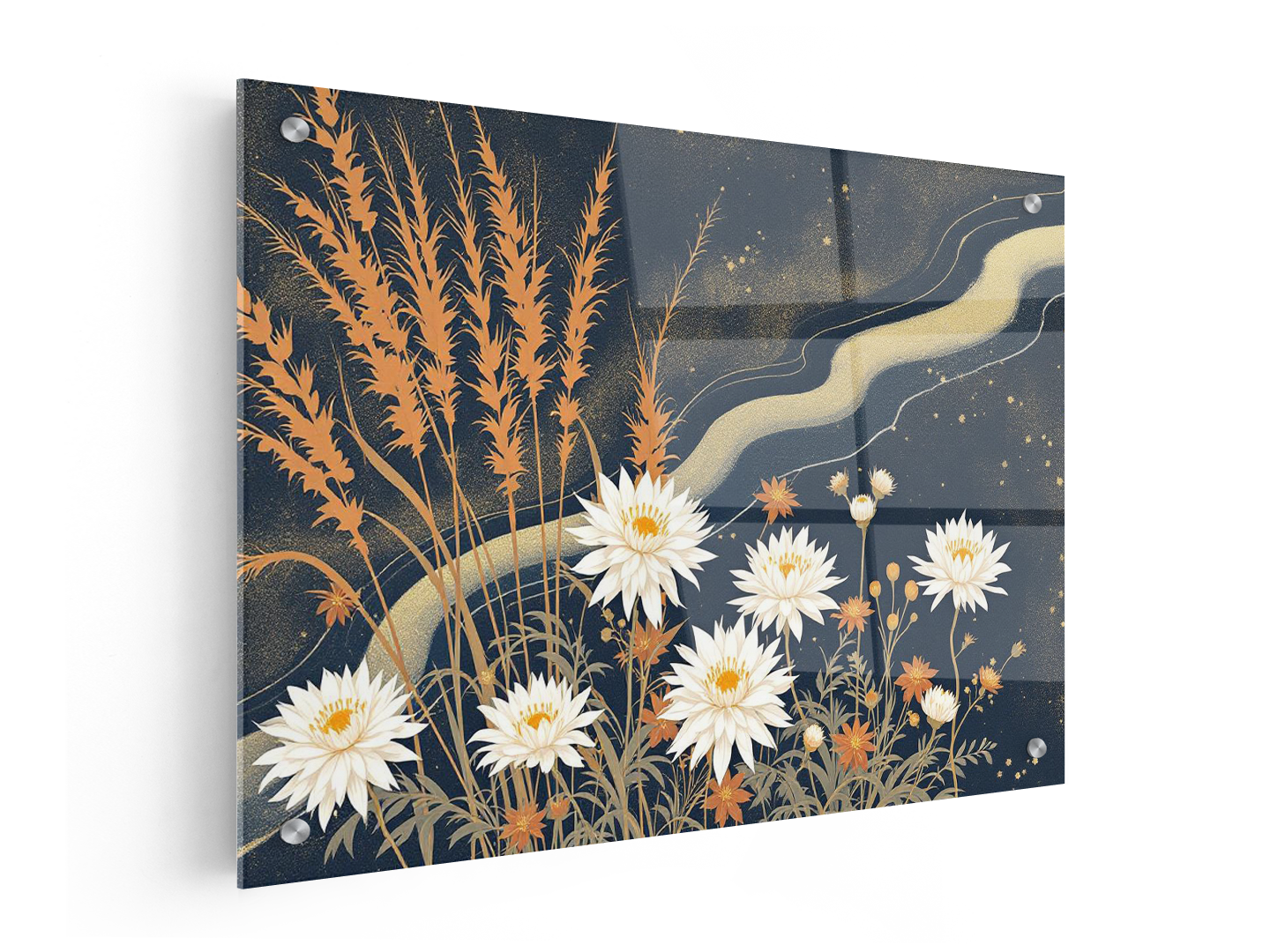 Rinpa school bloemen landschap - Afbeelding 3