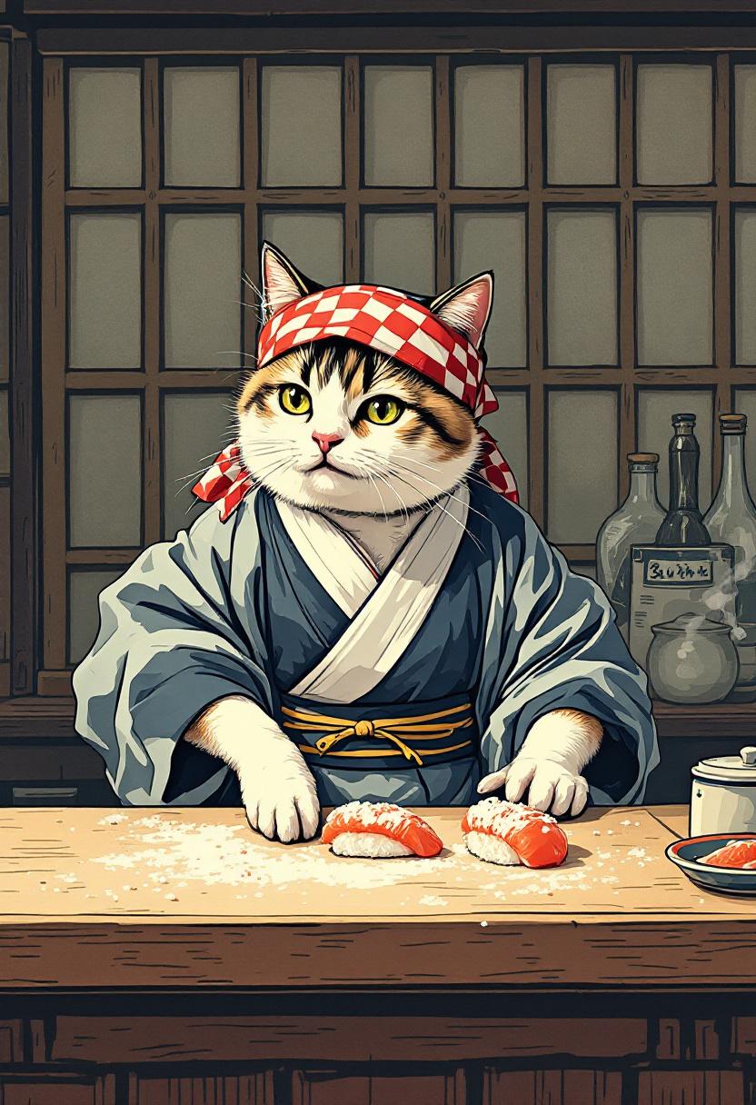 Kat sushi vender