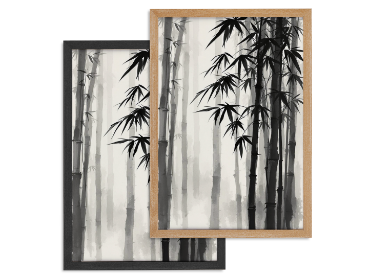 Bamboe sumi-e - Afbeelding 6