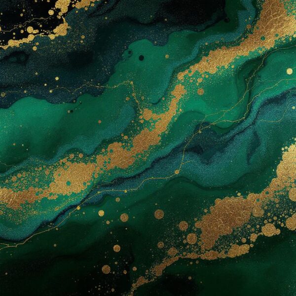 Smaragdgroen en goud