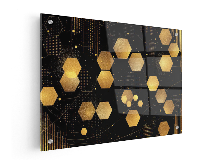 Luxe honingraad abstract - Afbeelding 3