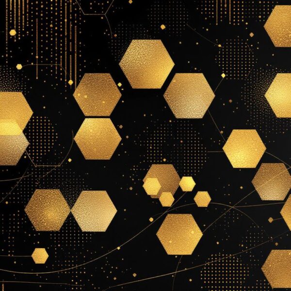 Luxe honingraad abstract