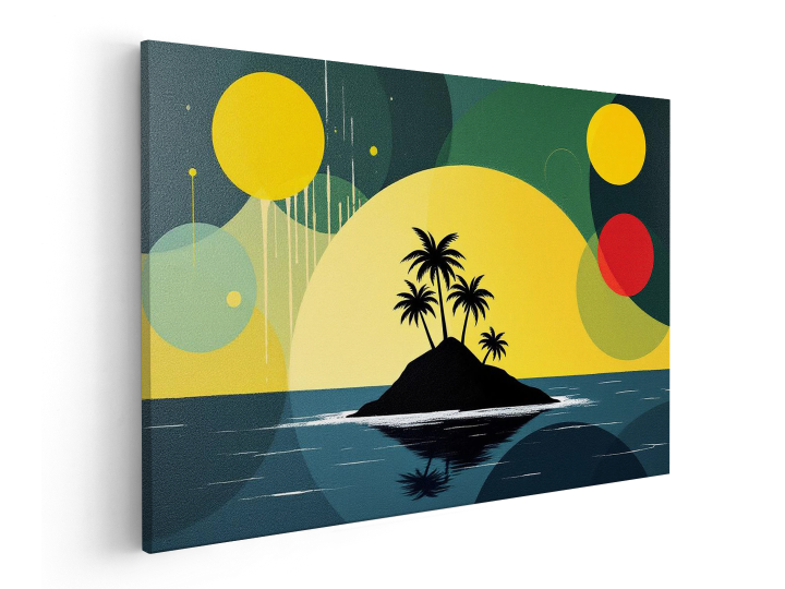 Onbewoond eiland abstract - Afbeelding 2