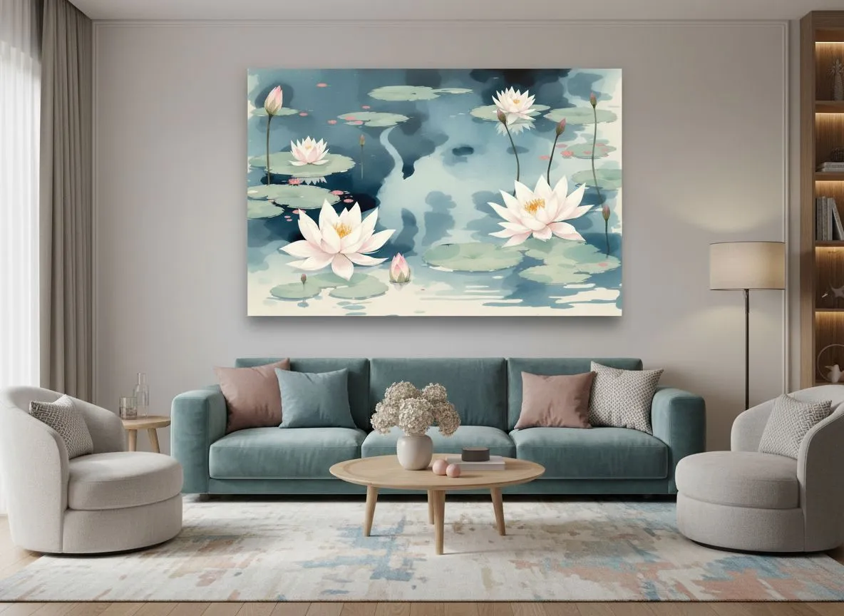 Rustige moeras print - Afbeelding 5