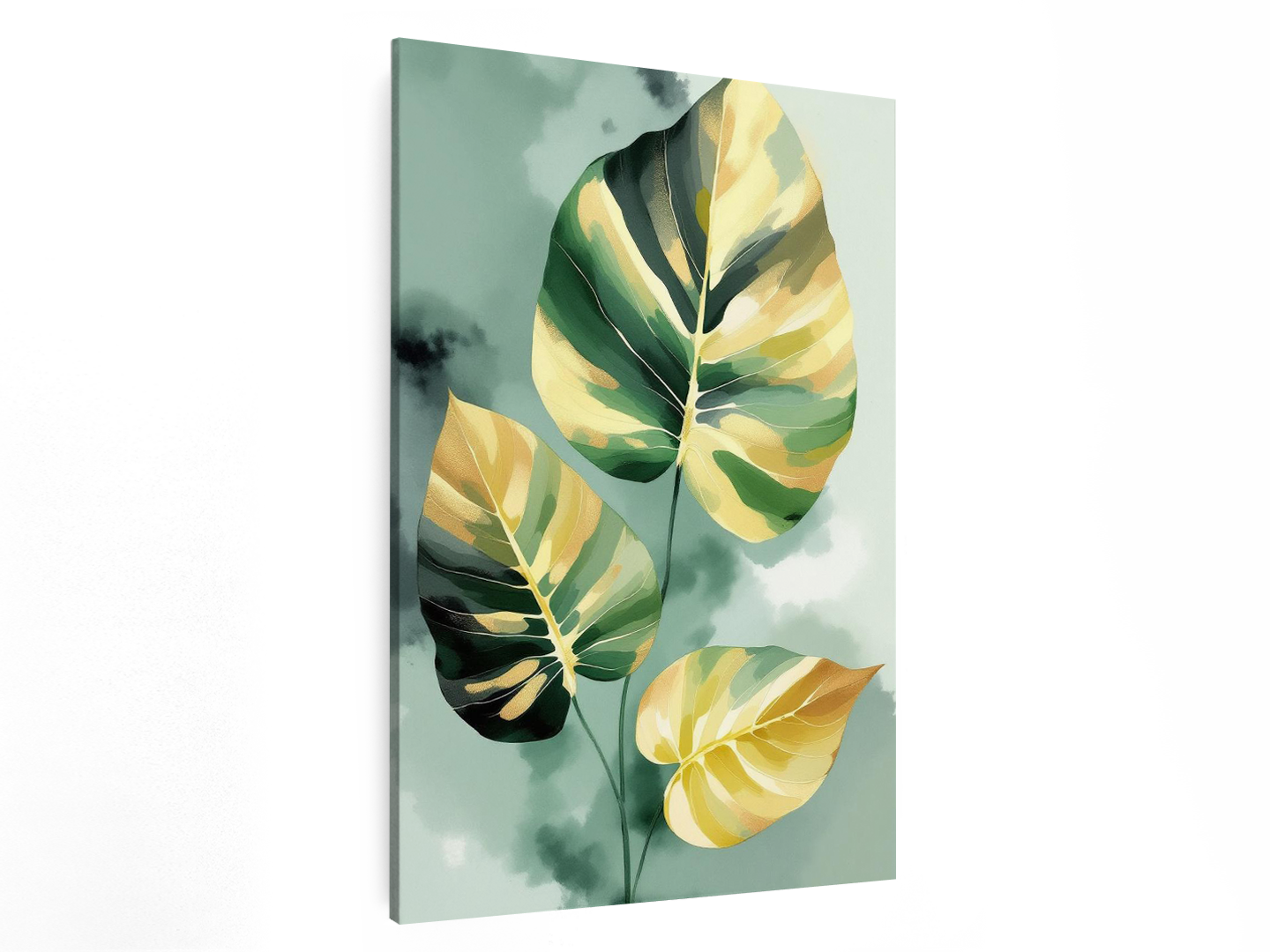 Goud en groen blad - Afbeelding 2