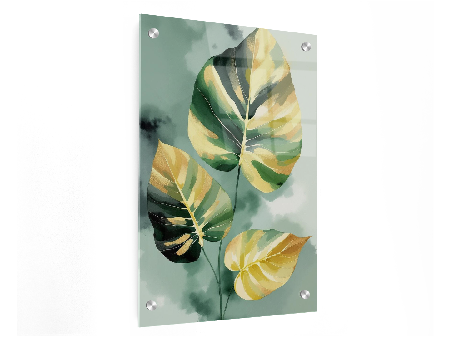 Goud en groen blad - Afbeelding 3