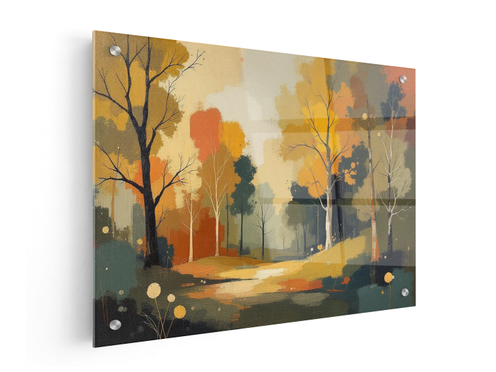 Bos landschap abstract - Afbeelding 3