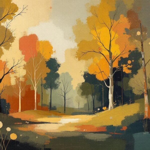 Bos landschap abstract