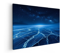 Sterrenhemel boven ijs