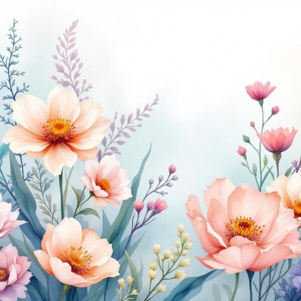 Aquarel bloemen