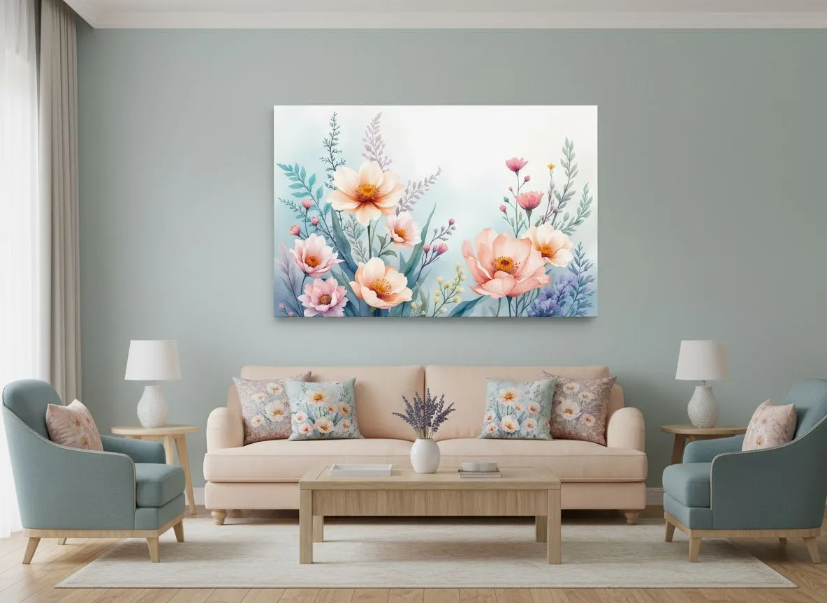 Aquarel bloemen - Afbeelding 5