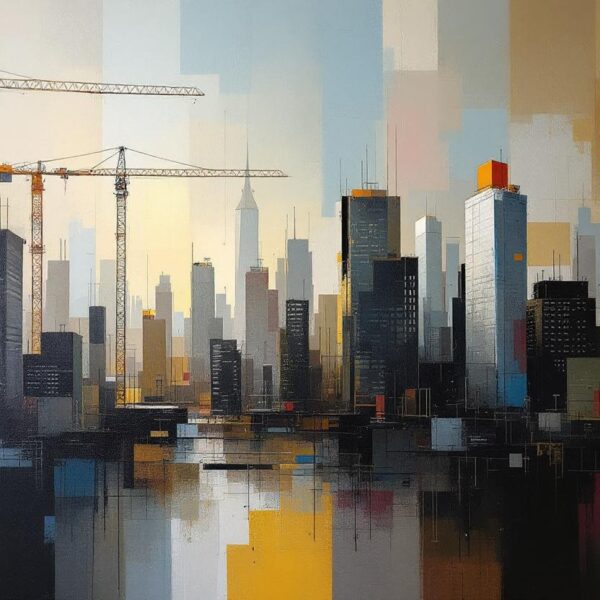 Stad onder constructie