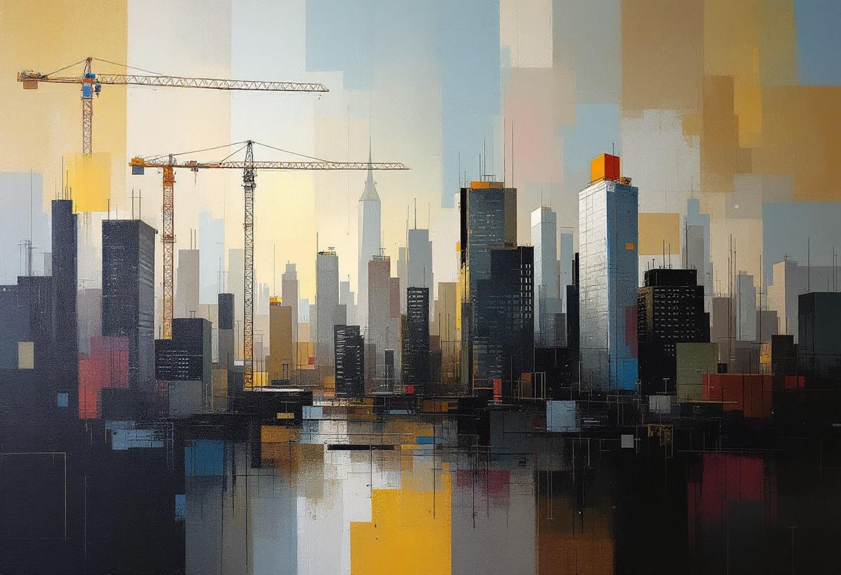 Stad onder constructie