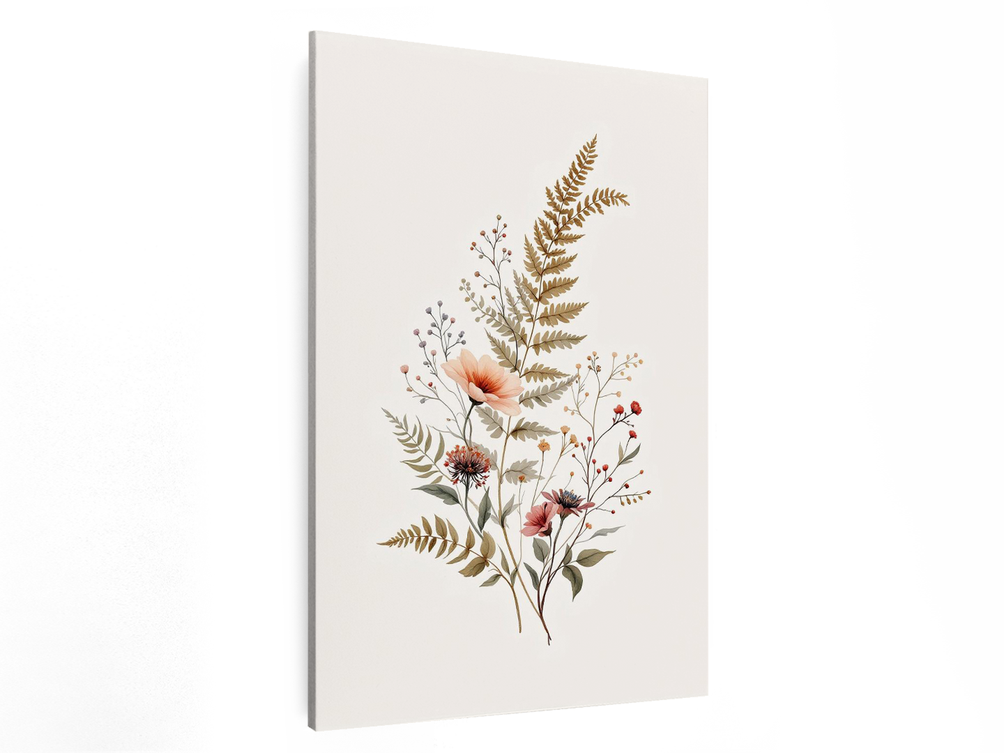 Bloemen en blad subtiel - Afbeelding 2