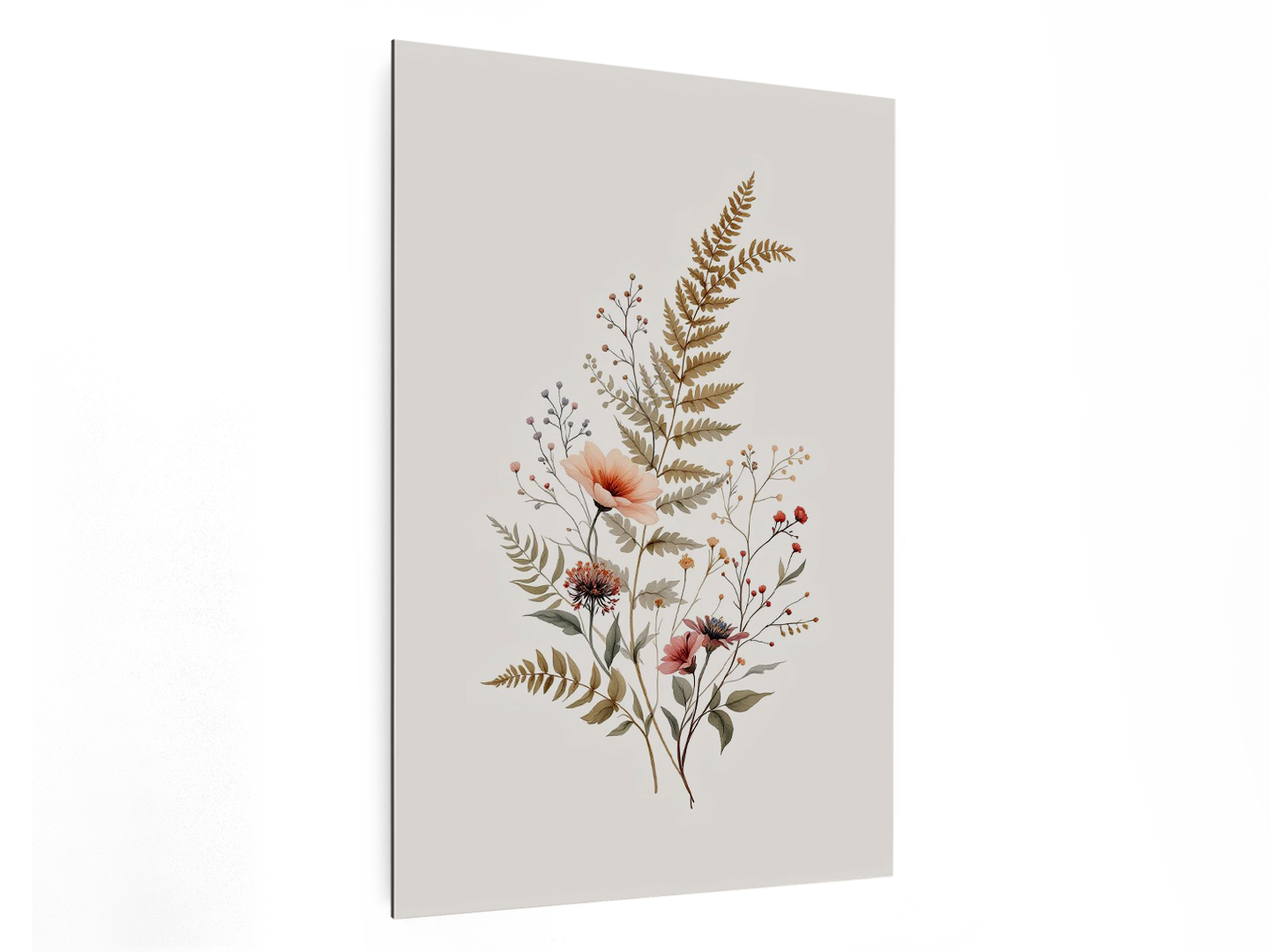 Bloemen en blad subtiel - Afbeelding 4