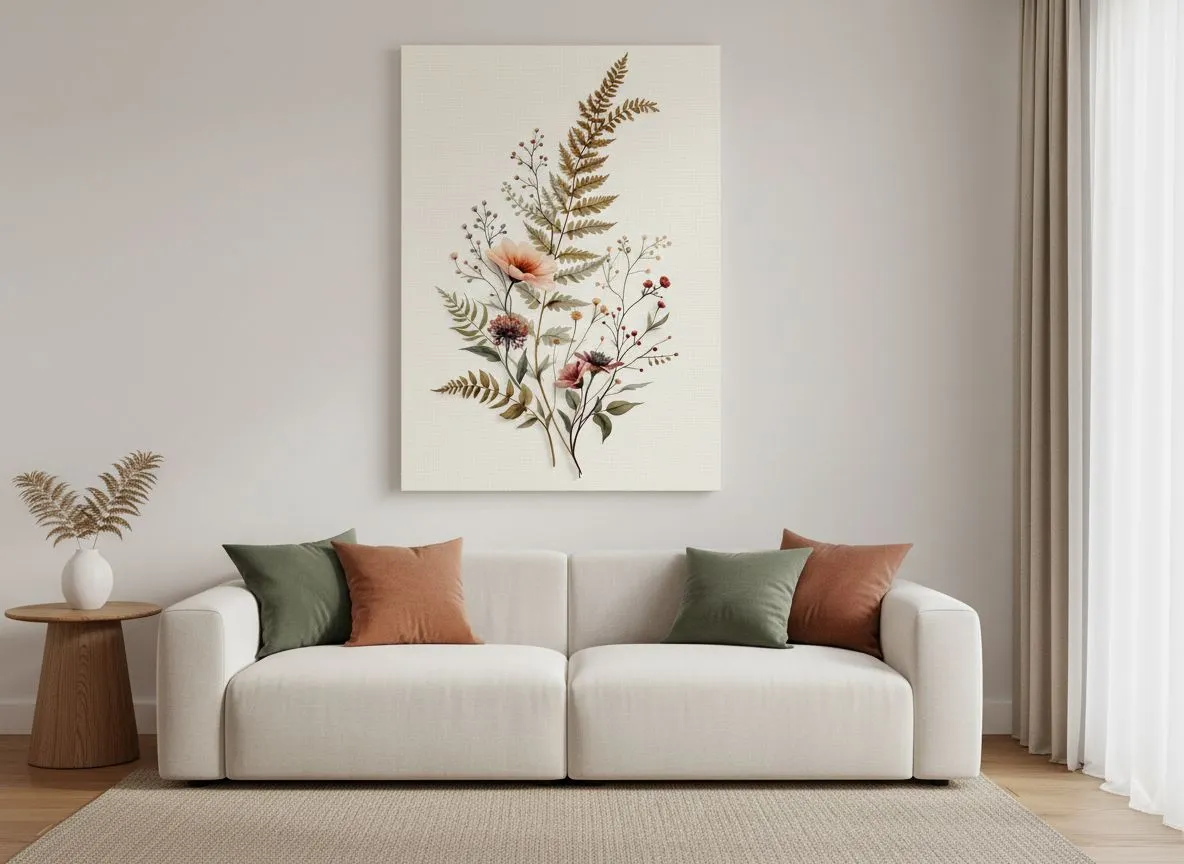 Bloemen en blad subtiel - Afbeelding 5