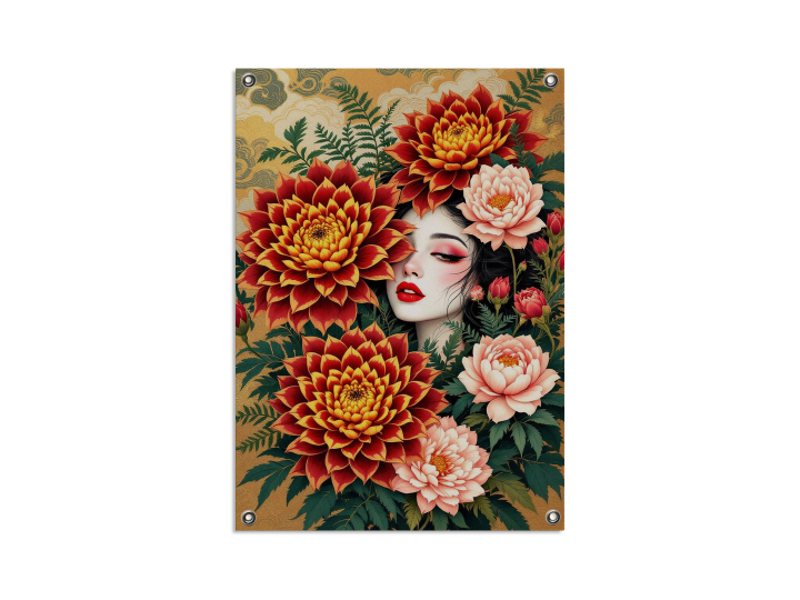 Geisha en bloemen - Afbeelding 7
