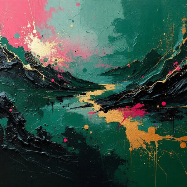 Berg landschap abstract