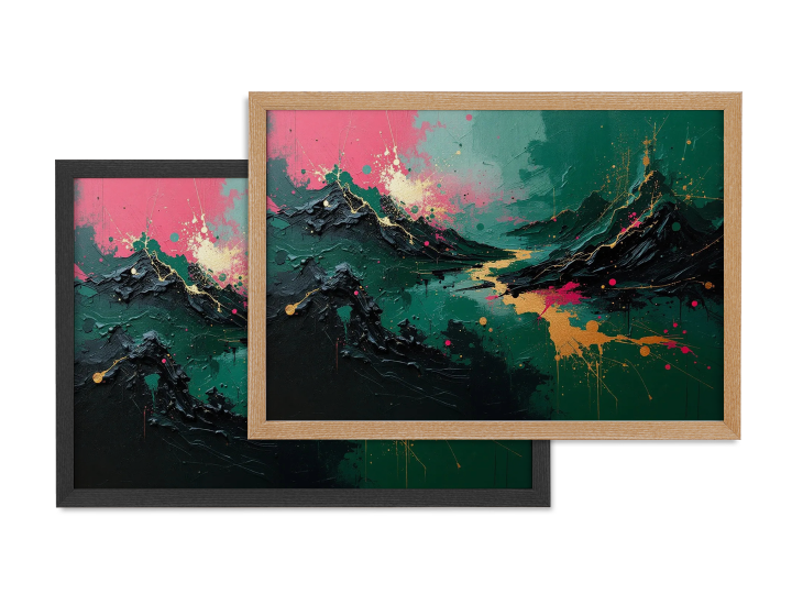 Berg landschap abstract - Afbeelding 6