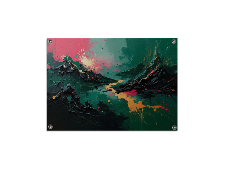 Berg landschap abstract - Afbeelding 7