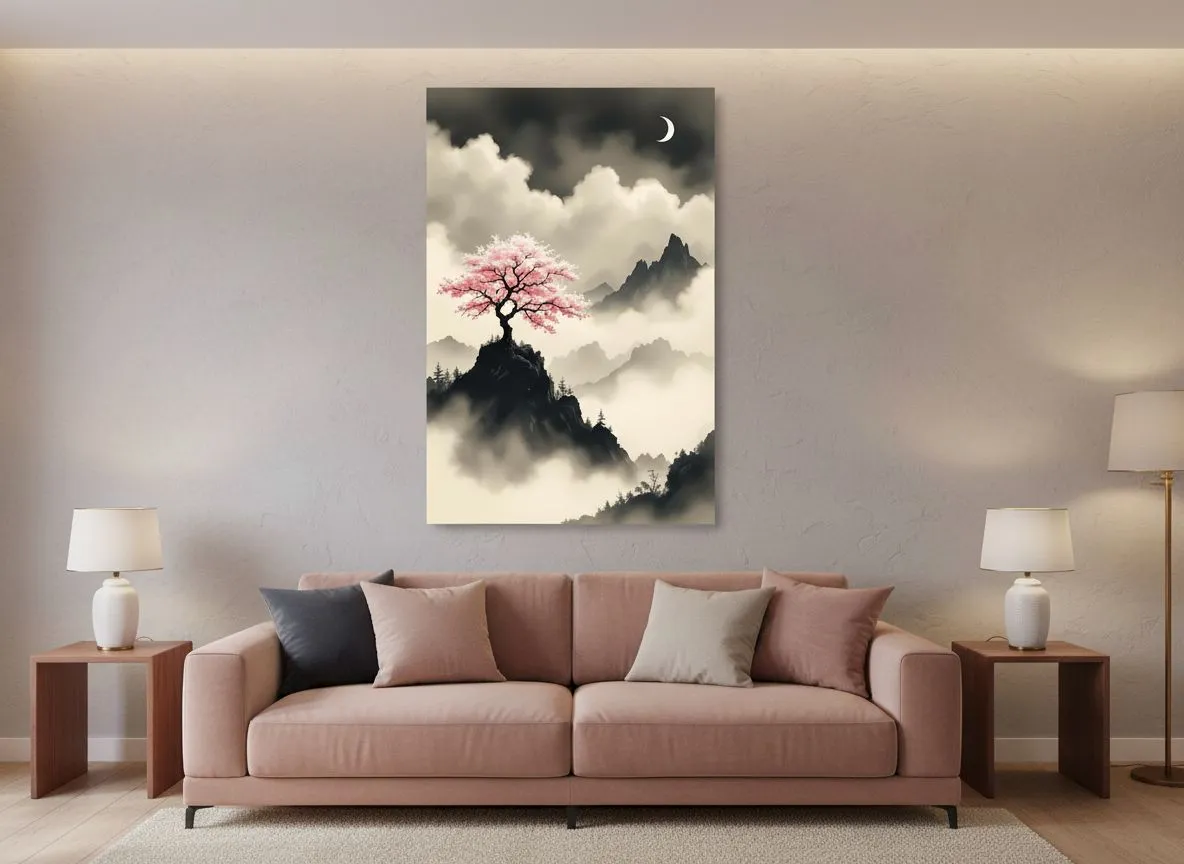 Sumi-e sakura - Afbeelding 5