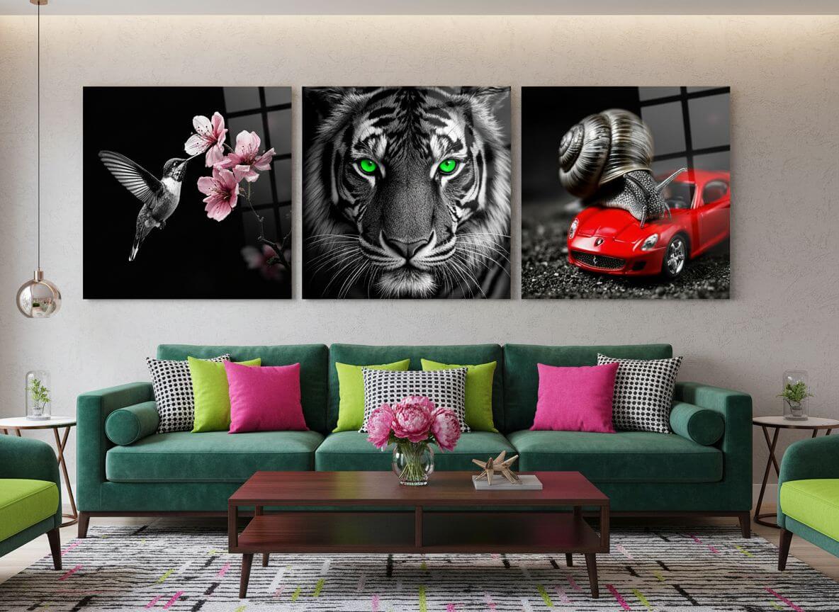 Kolibrie en kersenbloesem - Afbeelding 5