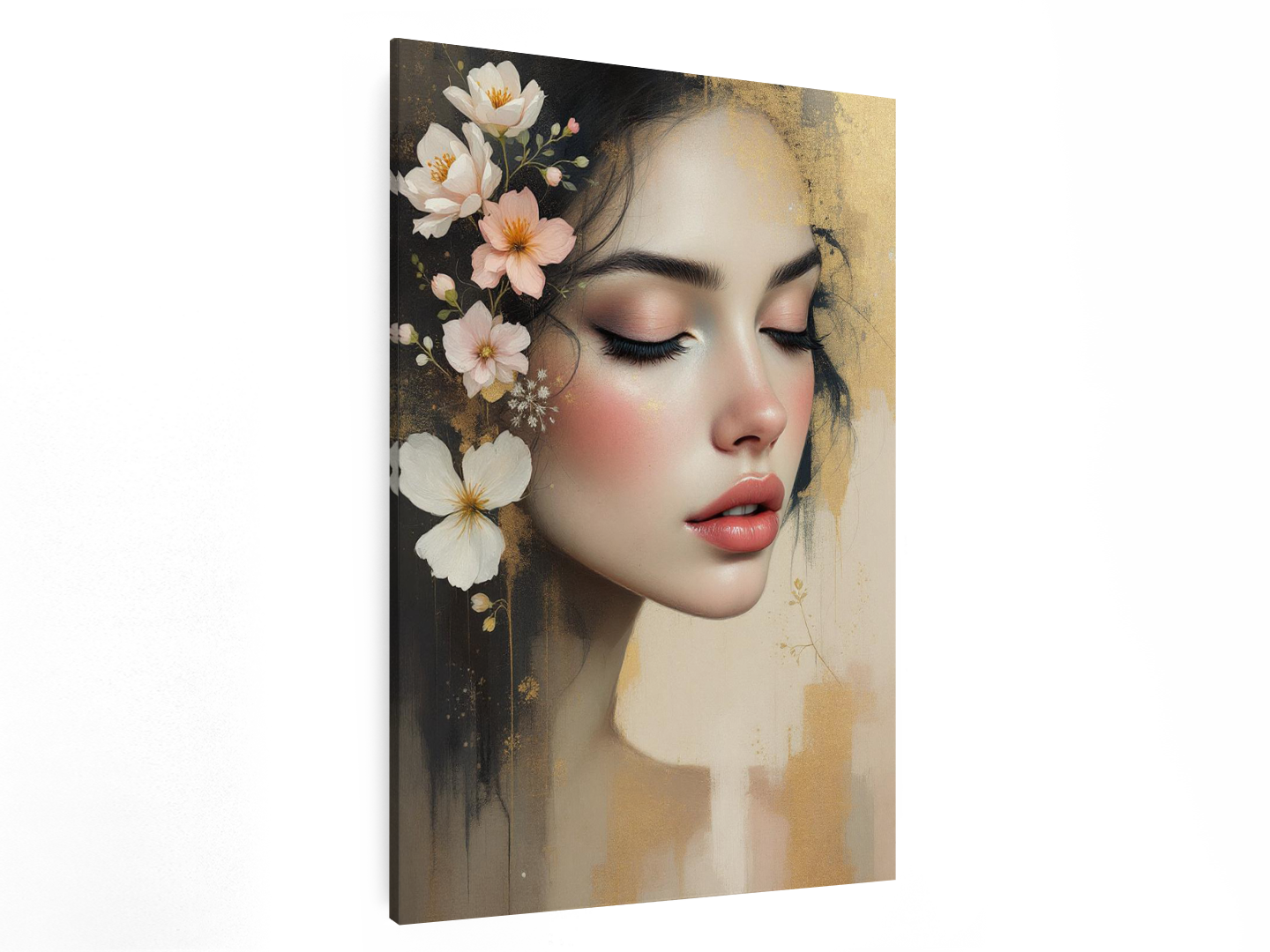 Zachte aardetinten portret - Afbeelding 2