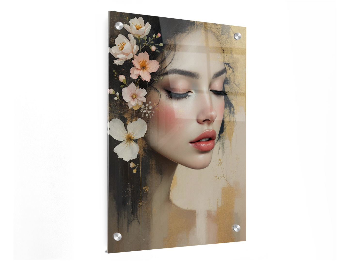 Zachte aardetinten portret - Afbeelding 3