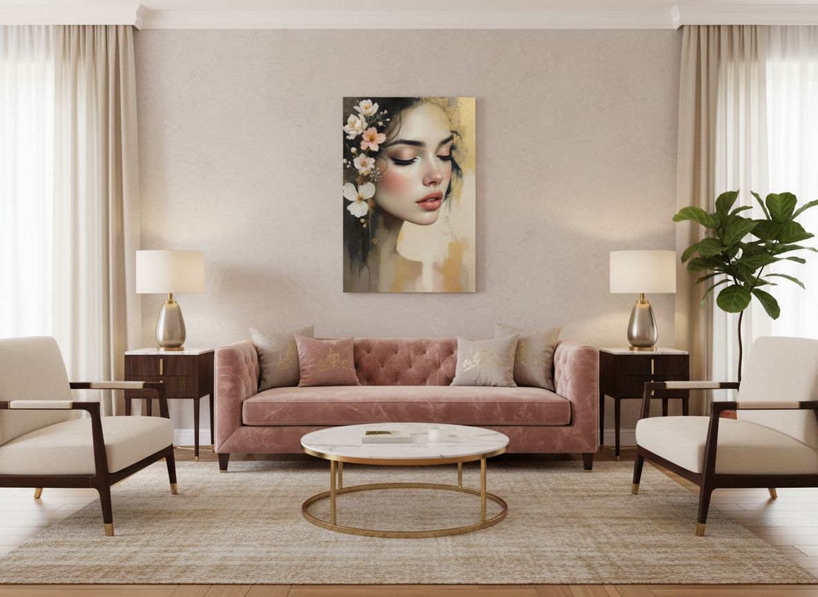 Zachte aardetinten portret - Afbeelding 5