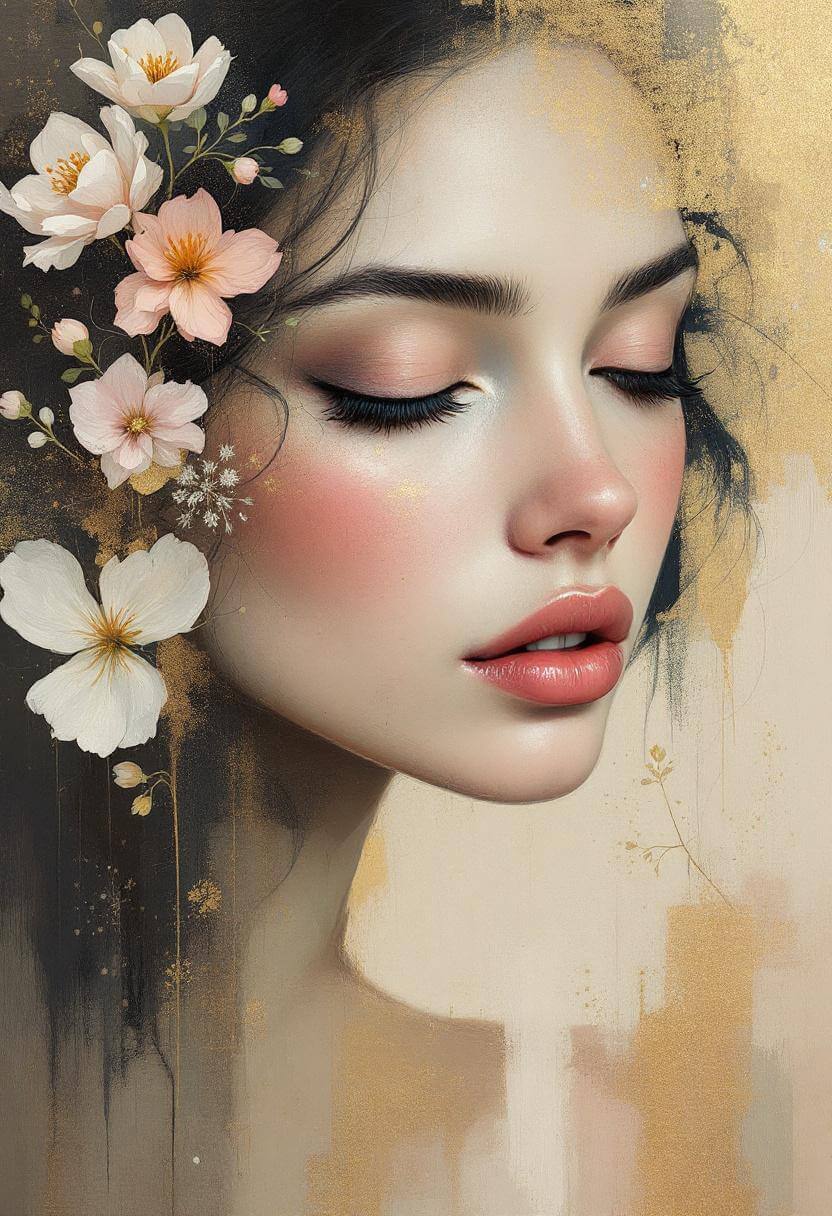 Zachte aardetinten portret