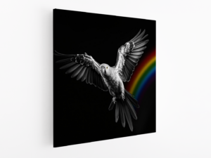 Papegaai en regenboog