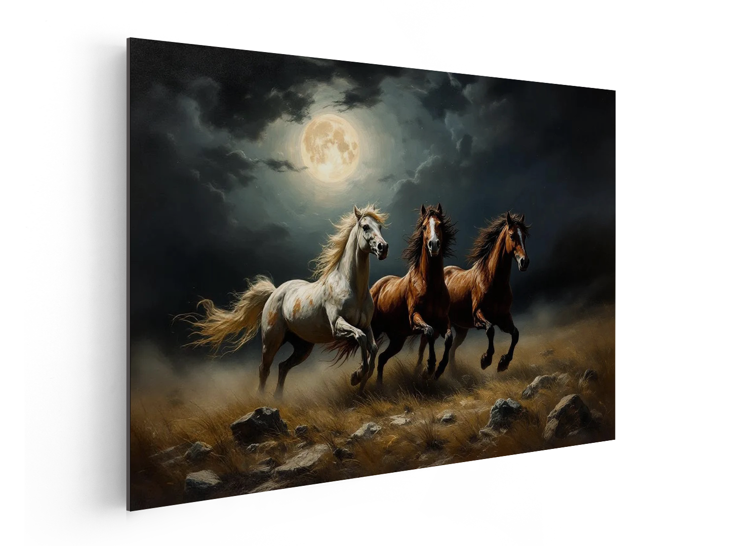 Paarden in maanlicht - Afbeelding 4