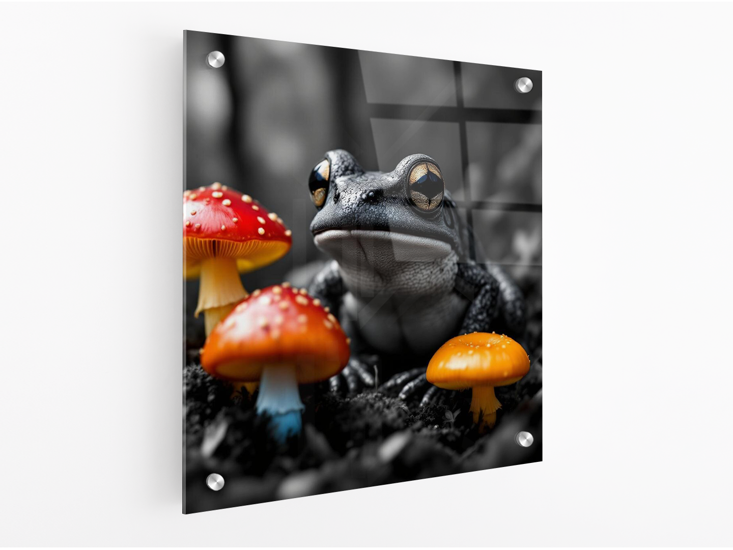 Kikker en paddenstoelen - Afbeelding 3