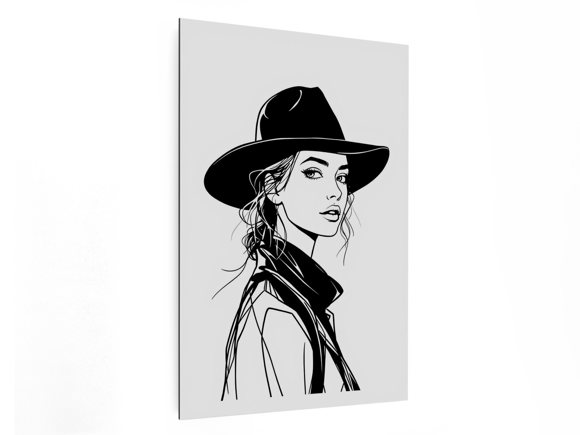 Cowgirl line-art - Afbeelding 4