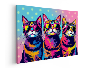 Katten pop-art